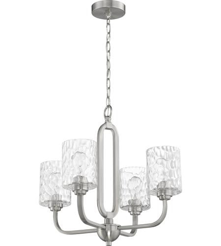 Craftmade 4 Light Chandelier in Brushed Polished Nickel 54224-BNK