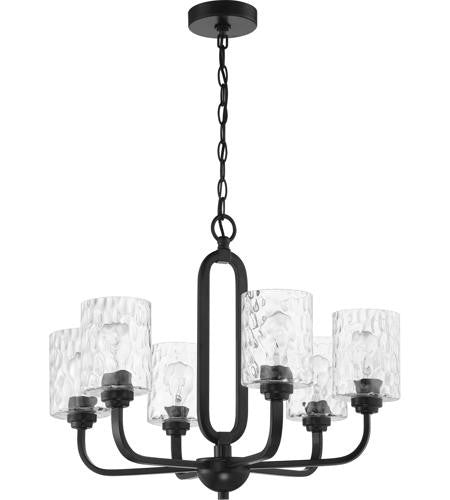 Craftmade 6 Light Chandelier in Flat Black 54226-FB