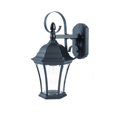 Acclaim Lighting New Orleans 1-Light Matte Black Wall Light in Matte Black 5423BK