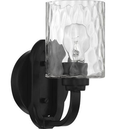 Craftmade 1 Light Wall Sconce in Flat Black 54261-FB