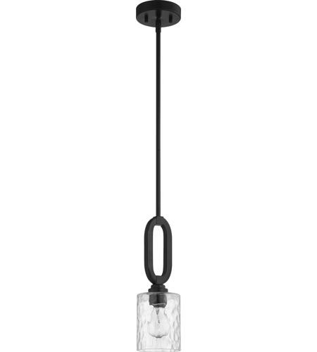 Craftmade 1 Light Mini Pendant in Flat Black 54291-FB