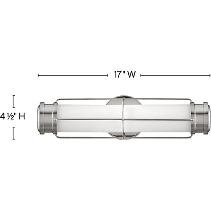 Hinkley Lighting Saylor Small LED Sconce Polished Nickel 54300PN