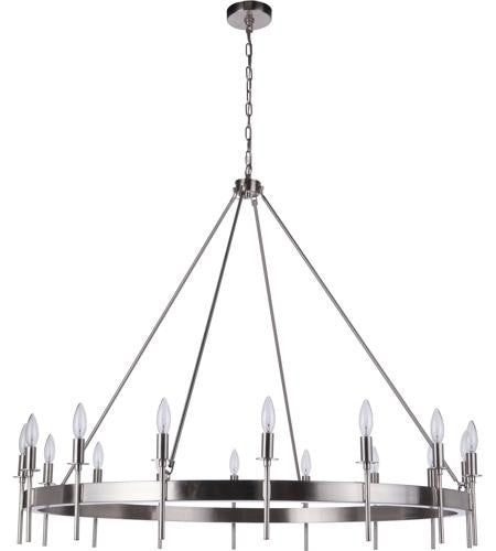 Craftmade Larrson 16 Light Chandelier in Brushed Polished Nickel 54316-BNK