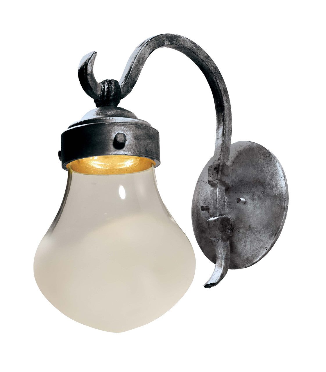 Maxim Rustica LED 1-Light Outdoor Wall Lantern in Blacksmith 54472FGBS