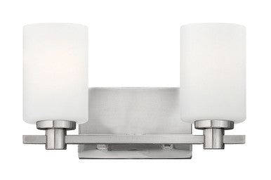 OPEN BOX NEW: Hinkley Lighting Karlie Two Light Vanity Brushed Nickel 54622BN