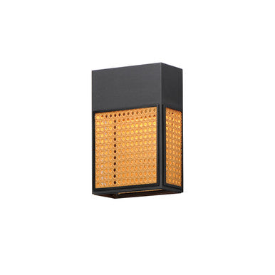 Maxim Lattice 12" LED Outdoor Sconce Dark Sky in Black 54802RABK