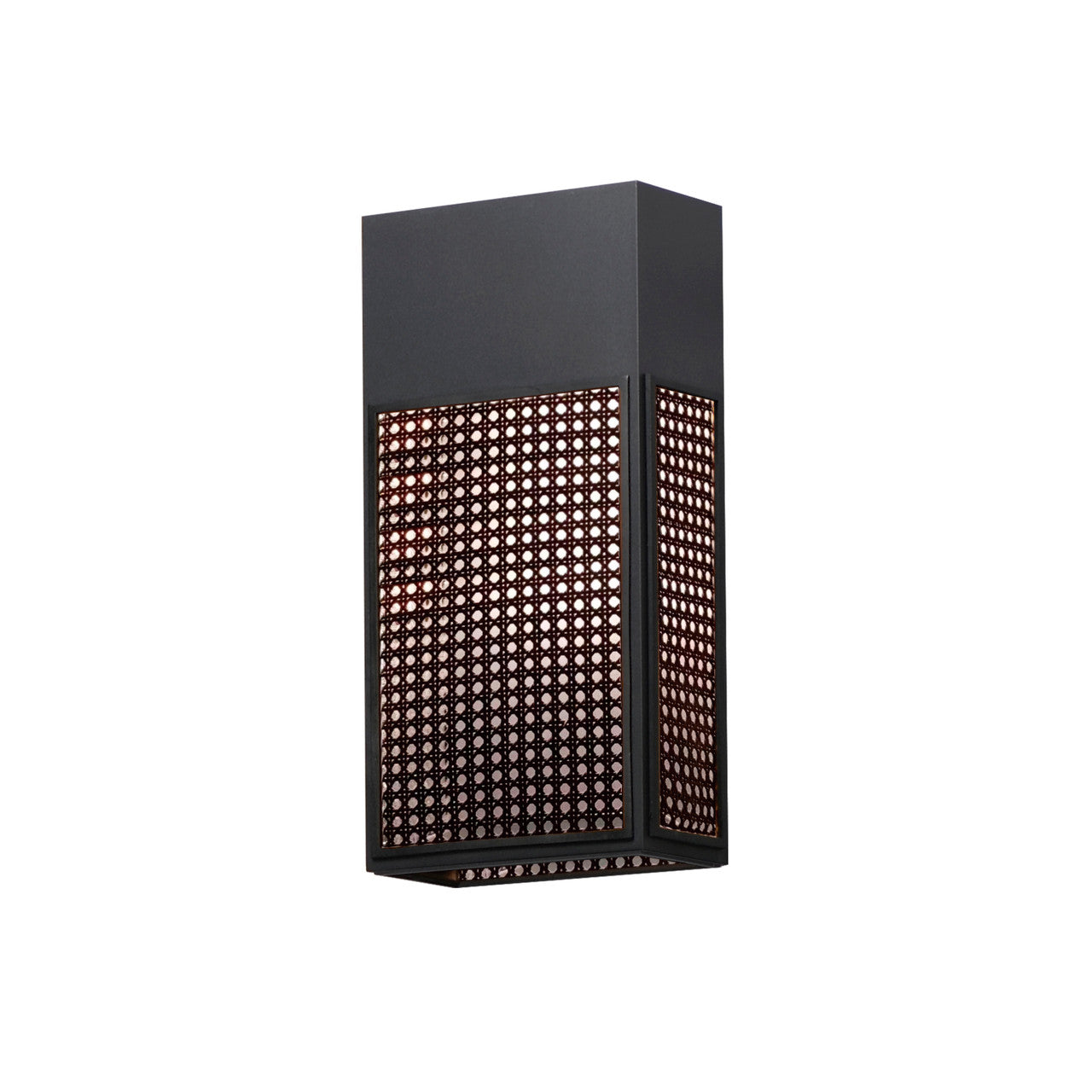 Maxim Lattice 16" LED Outdoor Sconce Dark Sky in Black 54804BK