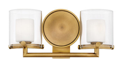 Hinkley Lighting Rixon Two Light Vanity Heritage Brass 5492HB