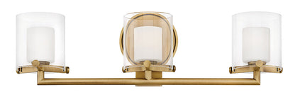 Hinkley Lighting Rixon Three Light Vanity Heritage Brass LED Bulb(s) Included 5493HB-LL