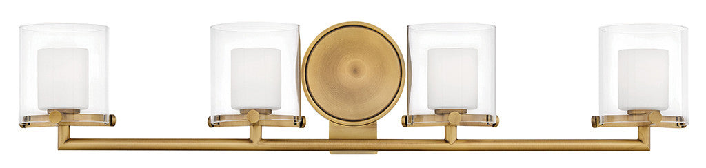 Hinkley Lighting Rixon Four Light Vanity Heritage Brass 5494HB