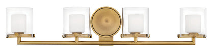 Hinkley Lighting Rixon Four Light Vanity Heritage Brass 5494HB