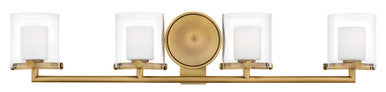 Hinkley Lighting Rixon Four Light Vanity Heritage Brass 5494HB