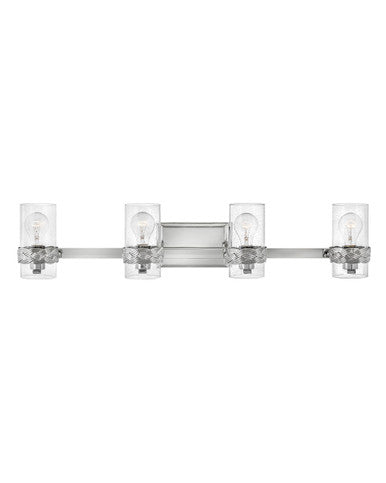 Hinkley Lighting Nevis Four Light Vanity Polished Nickel 5514PN