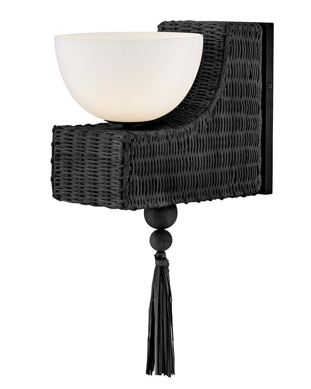 Hinkley Lighting Thalia Medium Single Light Sconce in Black LED Bulb Included  55190BK-LL