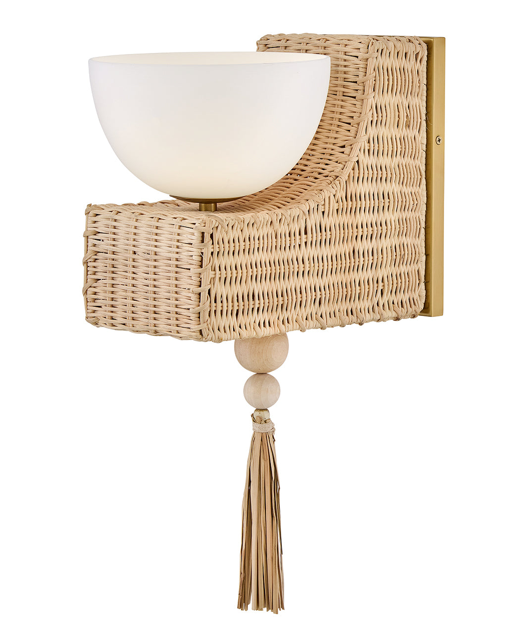 Hinkley Lighting Thalia Medium Single Light Sconce in Lacquered Brass LED Bulb Included  55190LCB-LL