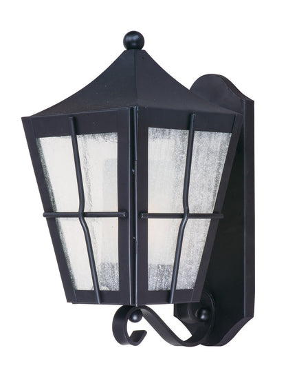 Maxim Revere LED 1-Light Outdoor Wall Lantern in Black 55332CDFTBK