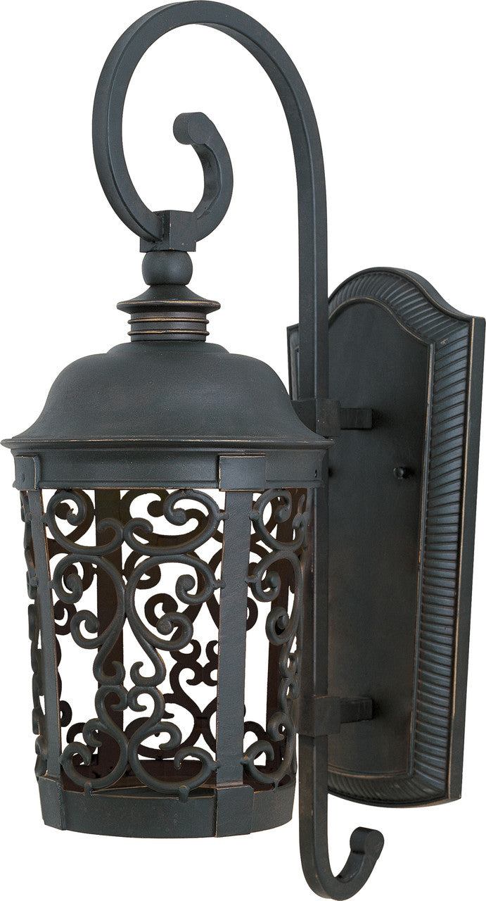 Maxim Whisper Dark Sky LED 1-Light Outdoor Wall Lantern in Bronze 55394BZ