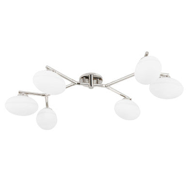 Hudson Valley Lighting Wagner Semi Flush in Polished Nickel 5541-PN