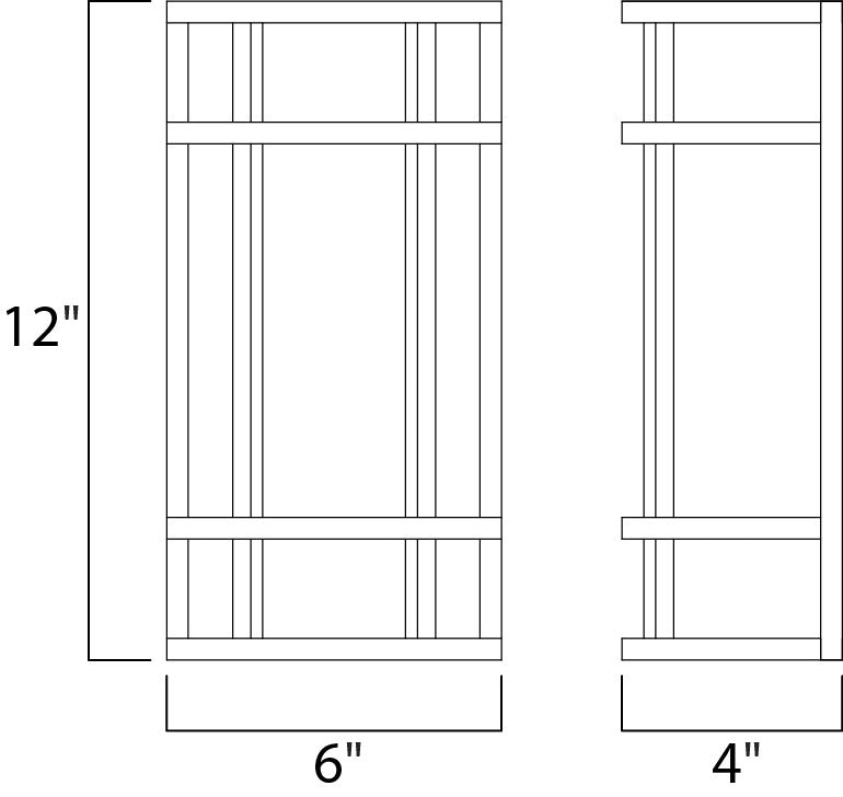 Maxim Moon Ray 12" LED Outdoor Wall Sconce in Satin Nickel 55571WTSN