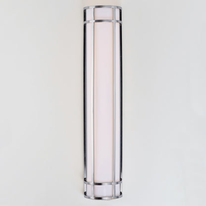 Maxim Moon Ray 30" LED Outdoor Wall Sconce in Satin Nickel 55577WTSN