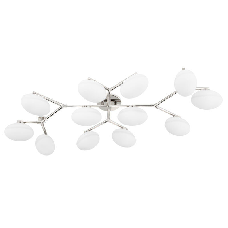 Hudson Valley Lighting Wagner Semi Flush in Polished Nickel 5559-PN