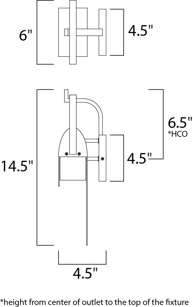 Maxim Laredo LED Outdoor Sconce in Rustic Forge 55593RF