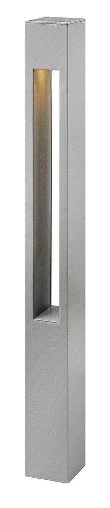 Hinkley Lighting Atlantis Square Large 120v Bollard Titanium 55602TT