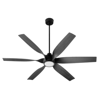 Quorum  Kimbo 60" 6 Blade Fan - Matte Black 55606-59