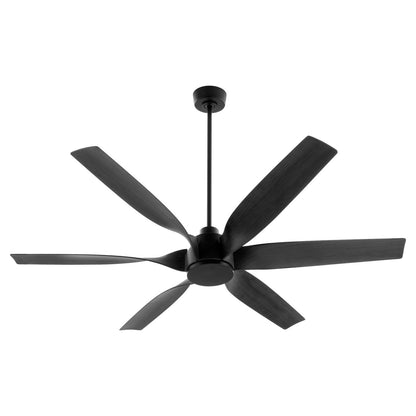 Quorum  Kimbo 60" 6 Blade Fan - Matte Black 55606-59