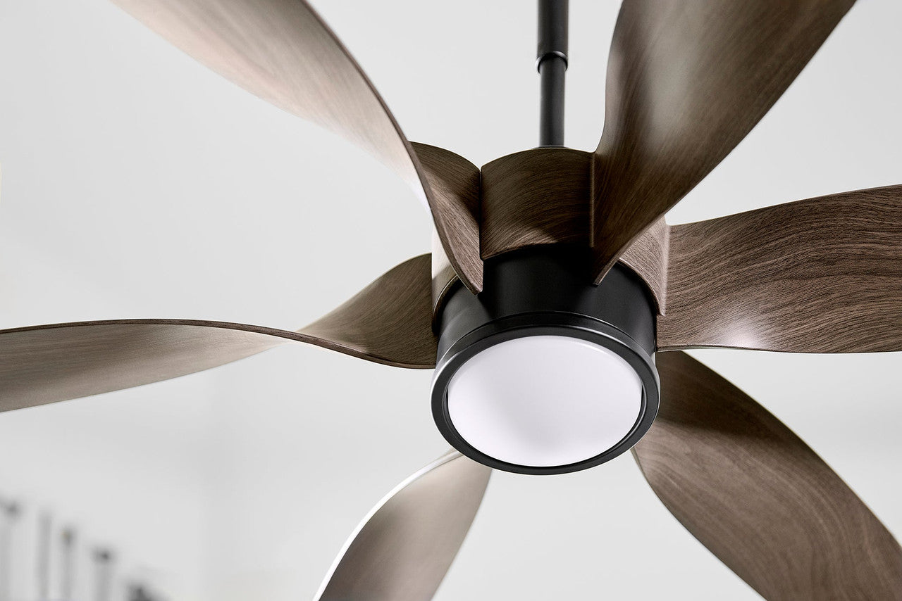 Quorum  Kimbo 60" 6 Blade Fan - Matte Black 55606-59