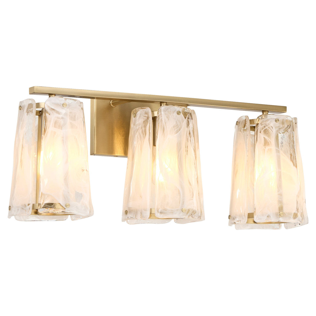 Quorum  Prestige 3 Light Vanity Wall Mount - Aged Brass 5575-3-80