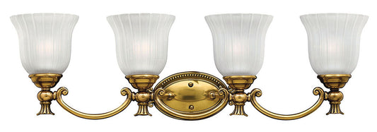 Hinkley Lighting Francoise Four Light Vanity Burnished Brass 5584BB