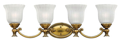 Hinkley Lighting Francoise Four Light Vanity Burnished Brass 5584BB