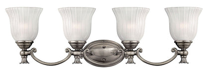 Hinkley Lighting Francoise Four Light Vanity Polished Antique Nickel 5584PL