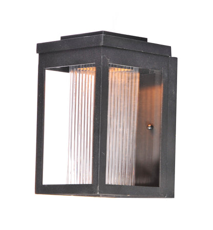 Maxim Salon Outdoor LED Wall Sconce in Black 55902CRBK