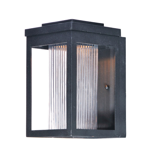 Maxim Salon Outdoor LED Wall Sconce in Black 55902CRBK