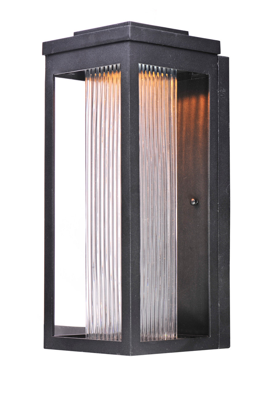 Maxim Salon Outdoor LED Wall Sconce in Black 55904CRBK