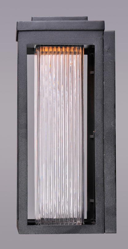 Maxim Salon Outdoor LED Wall Sconce in Black 55904CRBK