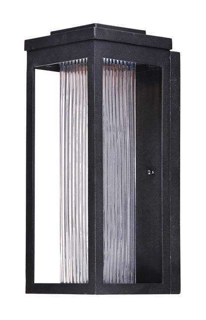 Maxim Salon Outdoor LED Wall Sconce in Black 55904CRBK