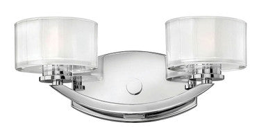 Hinkley Lighting Meridian Two Light Vanity Chrome Integrated LED Bulb(s) 5592CM-LED