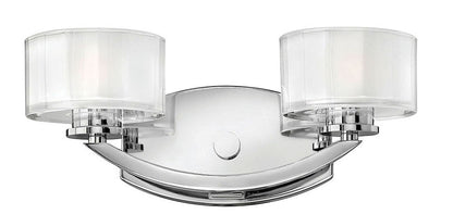 Hinkley Lighting Meridian Two Light Vanity Chrome 5592CM