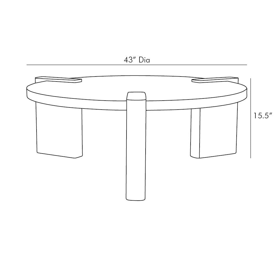 Arteriors Home Forrest Coffee Table 5597