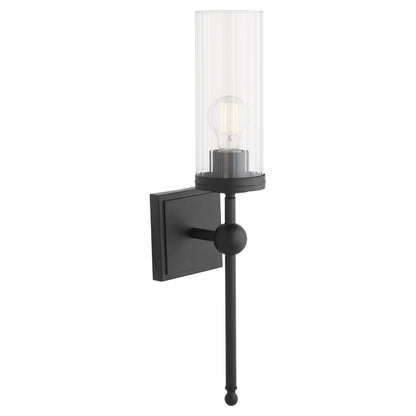 Quorum  Lee Boulevard 1 Light Vanity Wall Mount - Matte Black 560-1-59