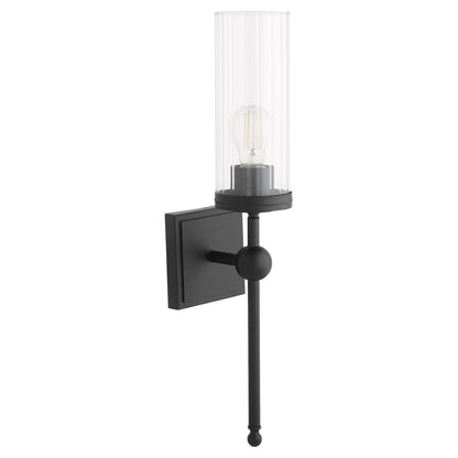 Quorum  Lee Boulevard 1 Light Vanity Wall Mount - Matte Black 560-1-59