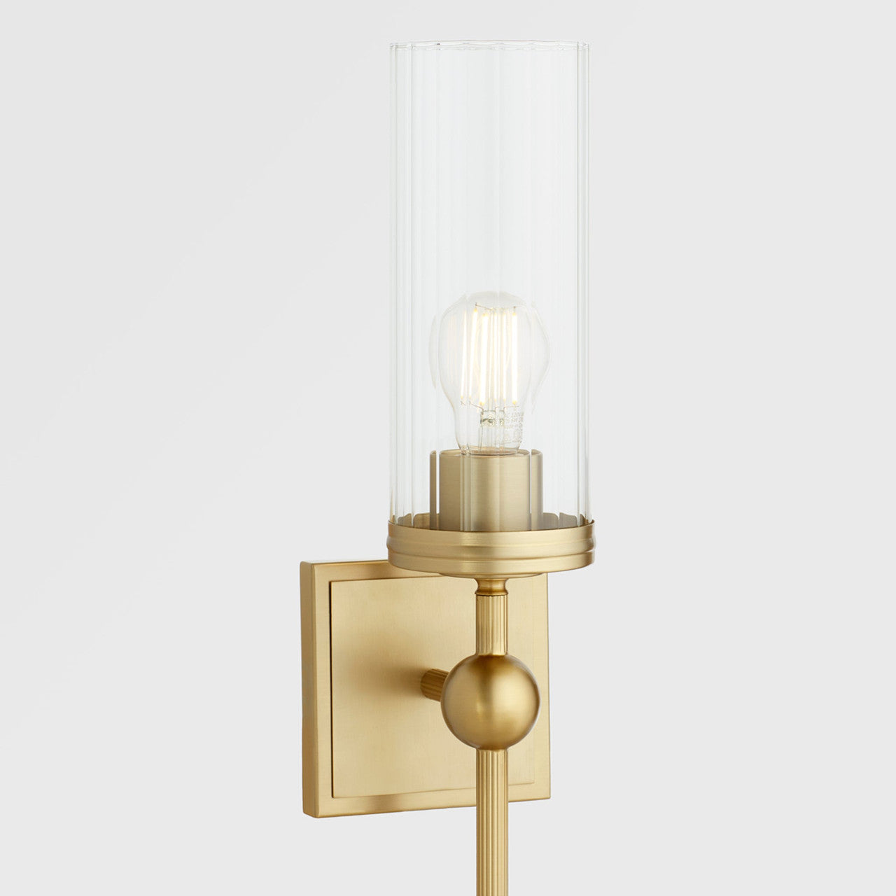 Quorum  Lee Boulevard 1 Light Vanity Wall Mount - Aged Brass 560-1-80