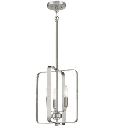 Craftmade Stowe Foyer 3  Light in Brushed Polished Nickel 56033-BNK