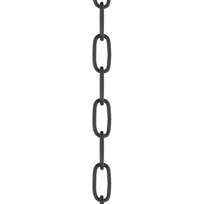 Livex Lighting Accessories Collection  Black 3' Heavy Duty Decorative Chain in Black 5608-04