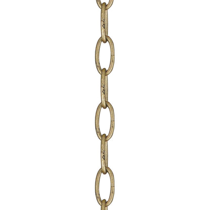 Livex Lighting Accessories Collection  Winter Gold 3' Heavy Duty Decorative Chain in Winter Gold 5608-28