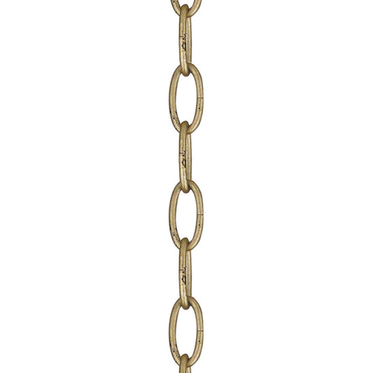 Livex Lighting Accessories Collection  Winter Gold 3' Heavy Duty Decorative Chain in Winter Gold 5608-28