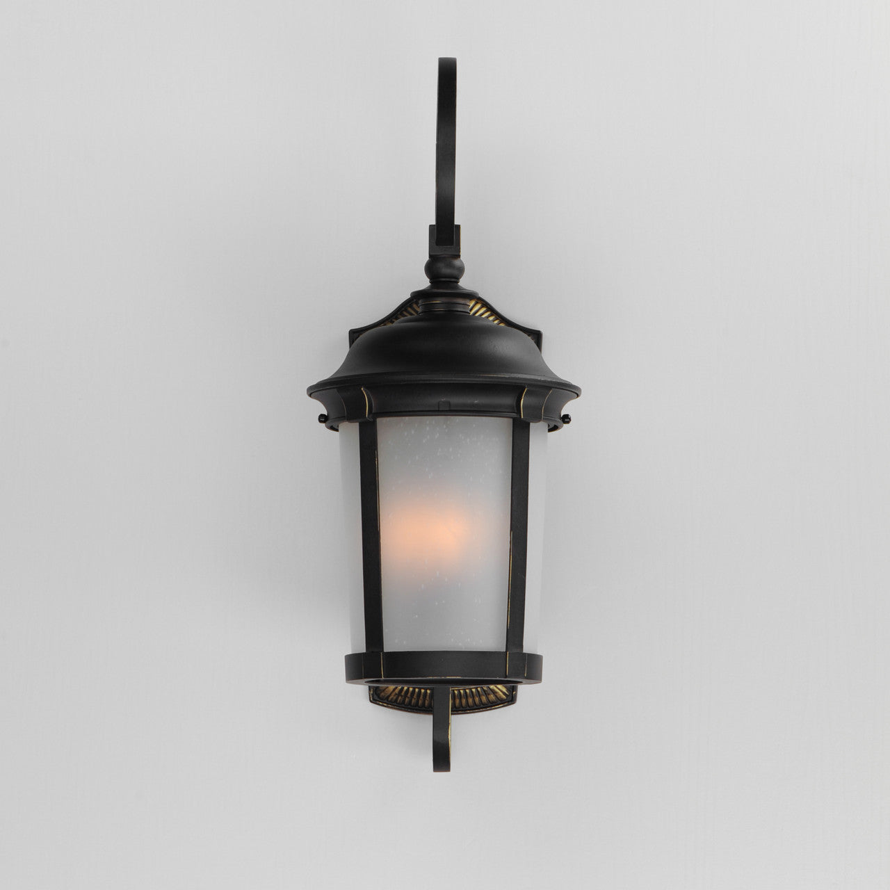 Maxim Dover LED 1-Light Outdoor Wall Lantern in Bronze 56094FSBZ